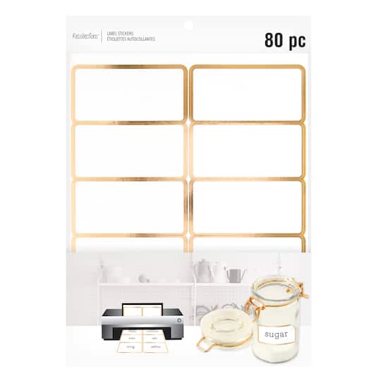 Gold Shipping Label Stickers by Recollections™